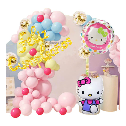 Set 67 Globos Hello Kitty Globos Hello Kitty Fiesta Globos