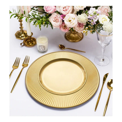 4 Plato Base Navideños Vajilla Navidad Juego De Platos 33cm