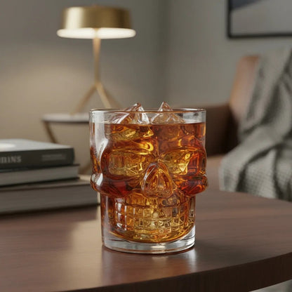 Set 6 Vaso Shot Calavera Tequilero Vasos Shoperos De Vidrio Transparente