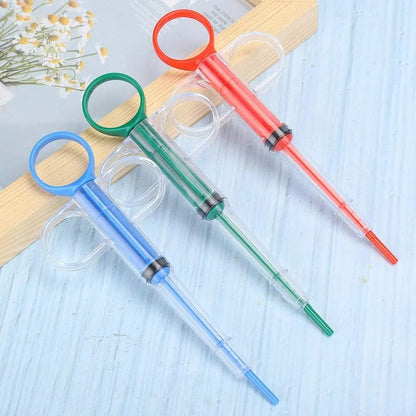 X2 Jeringa Aplicador Medicamento Jeringa Dosificador Mascota Multicolor