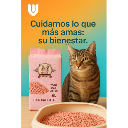 Arena De Tofu Arena Sanitaria Arena Para Gato Arena Tof 2 Kg