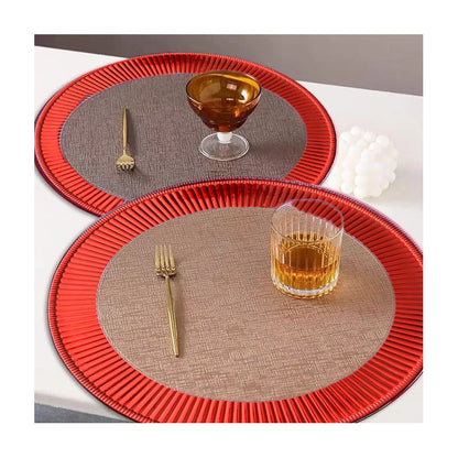 4 Plato Base Navideños Vajilla Navidad Juego De Platos 33cm