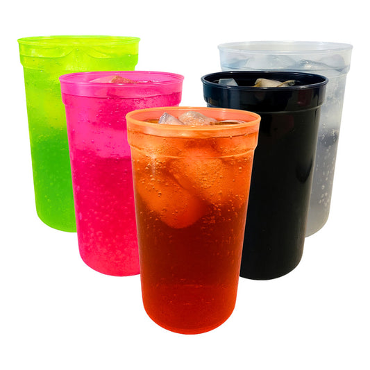 Vaso Plastico Reutilizables Vasos De Colores Vasos Fiesta