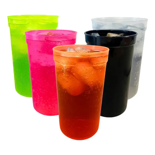 Vaso Plastico Reutilizables Vasos De Colores Vasos Fiesta Multicolor
