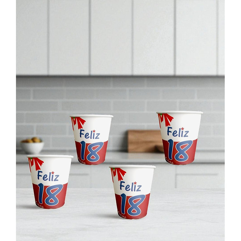 X10 Vaso Desechable Fiestas Patrias Vasos Desechable Fiesta