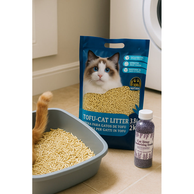Arena Tofu Arena Sanitaria 2 Kg Aromatizador Arena Gato