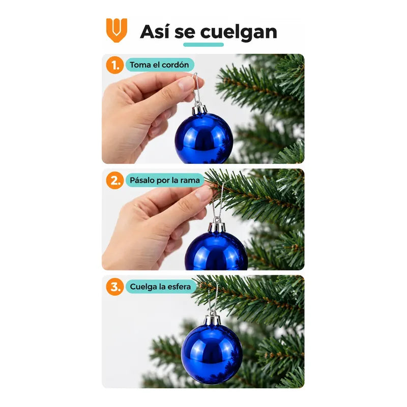 20 Esferas Navideñas Adorno Hogar Arbol Bolas Decorativa 7cm Esferas Navideñas, Bolas De Navidad, Bambalinas Doradas, Adornos Para Árbol, Pack 20, Esferas 7 Cm Esferas Navideñas Doradas Pack 20 7cm