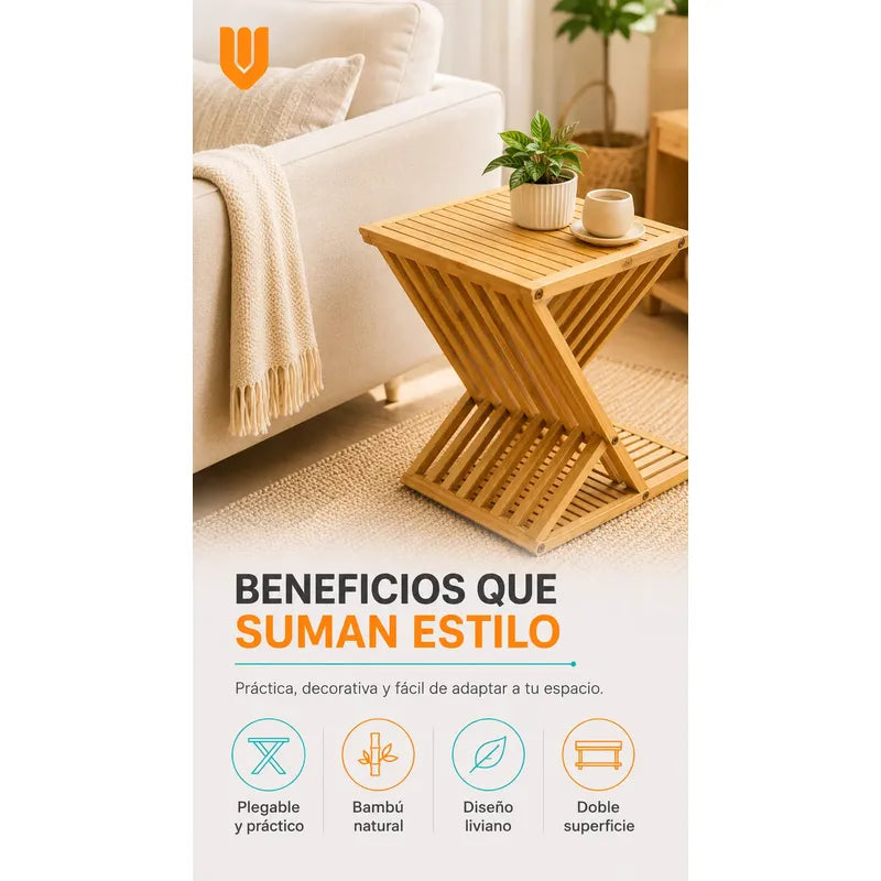 Mesa Plegable De Madera Natural Ahorra Espacio Hogar Terraza Madera Natural Beige Miel Claro Tonos Cálidos Vetas Visibles Nudos Auténticos Acabado Rústico Hogar Terraza Camping