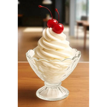 6 Copas Helado Vidrio 7 5cm Alto 9cm Diametro Boca 5 5cm Base Pack 6 Vasos Postre Transparente Apto Lavavajillas Cristaleria Resistente Dulces Cocteles Heladeria Hogar Cocina