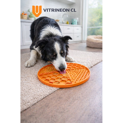 Lickimat Almohadilla Lamer Perro Comedero Antiestrés Tapete Multicolor