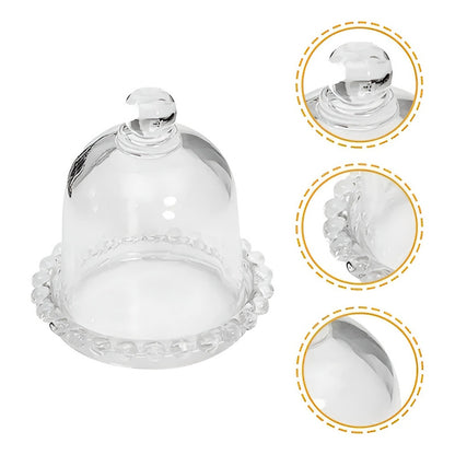 Cenicero De Vidrio Circular Con Tapa Cenicero Vidrio Redondo