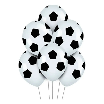 25 Globos Futbol Pelota Futbol Decoracion Fiesta Globos 214 Blanco