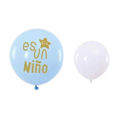 X8 Globos Baby Shower Decoracion Baby Shower Revelacion