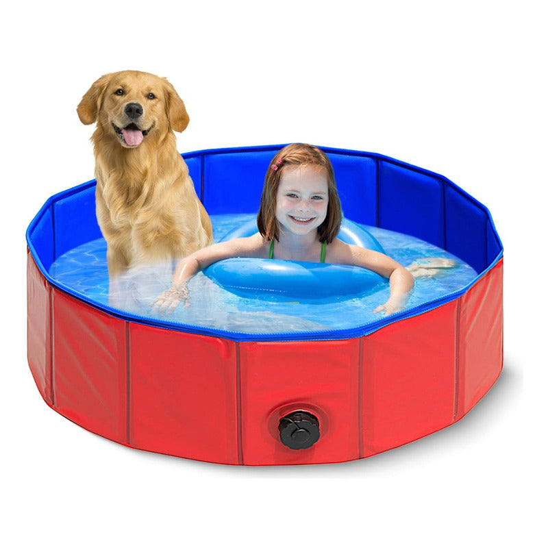 Piscina Para Perros Piscina Plegable Mascotas Perros 80cm