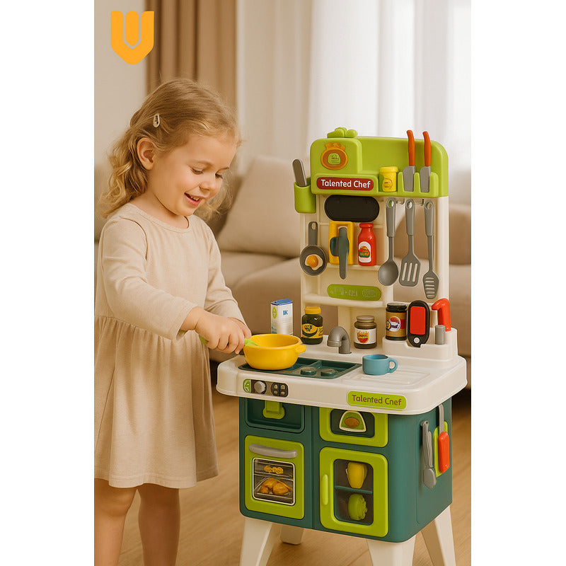 Cocina Infantil Juego Niños Juguete Set Cocina 104 Piezas