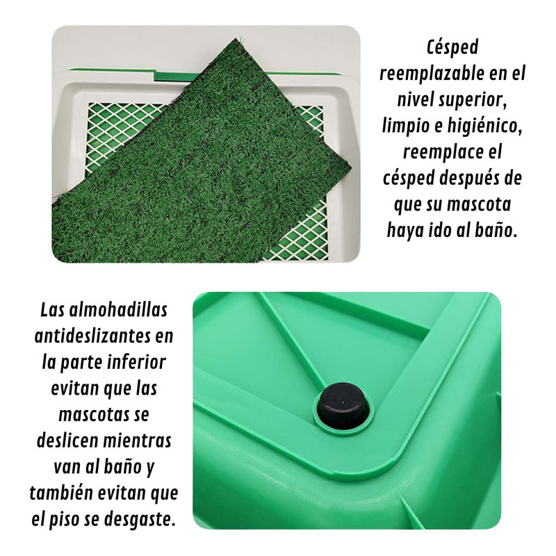 Baño Ecológico Para Perros Gatos Sanitario Ecológico Perros Azul Celeste