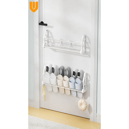 Organizador Zapatero Colgante Closet 10 Bolsillos Zapatos Blanco