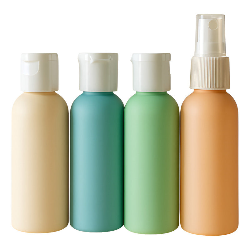 Set 4 Botellas De Viaje Botellas Viaje Porta Shampoo 60 Ml