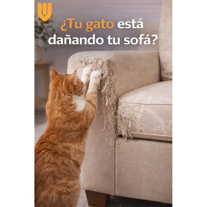Protector Sillón Gato Tapete Rascador Antiarañazos Mueble