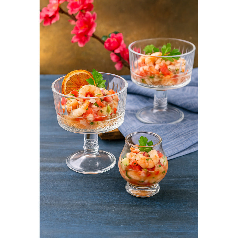 12 Copa Ceviche Mojito Coctel Copas Vidrio Copa Transparente