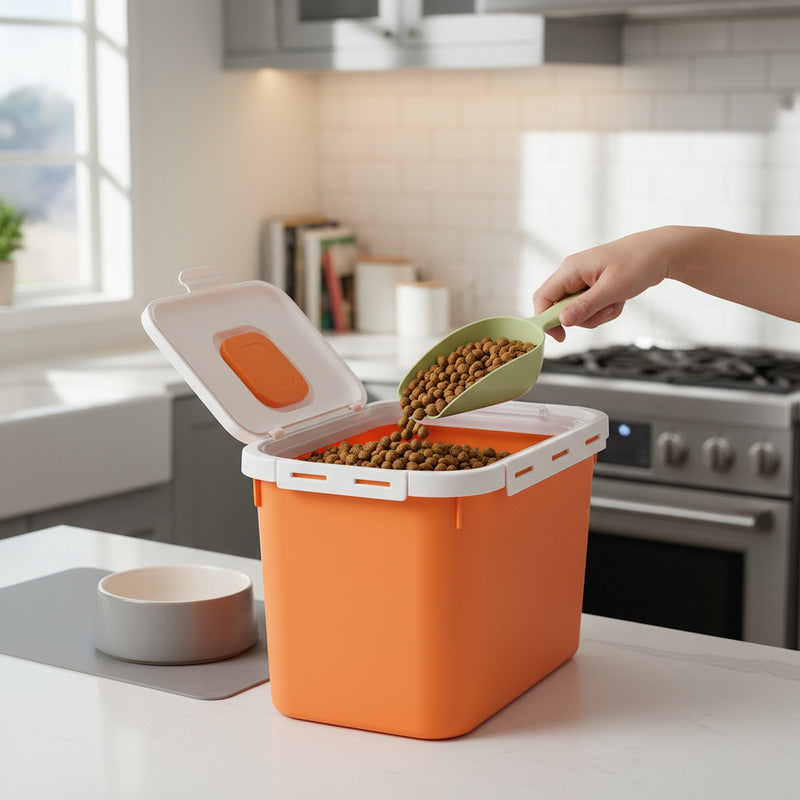 Recipientes De Alimentos Para Perros Gatos Cierre Hermético