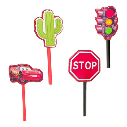 Topper Cumpleaños Torta Cotillon Cup Cake Fiestas Decoracion