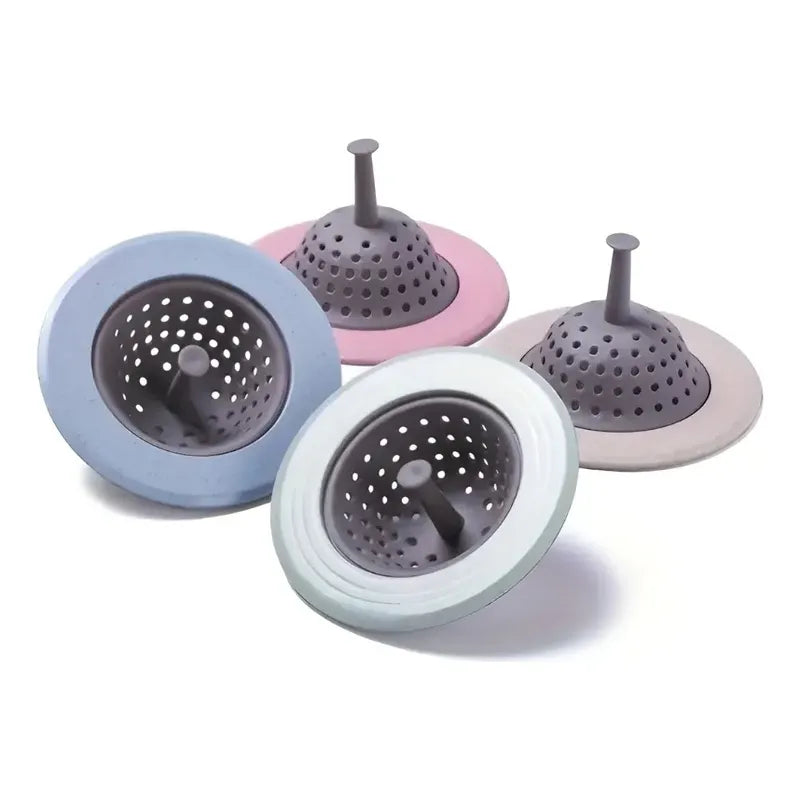Filtro Bacha Pileta Rejilla Silicona Tapon Universal Cocina Multicolor Pequeño