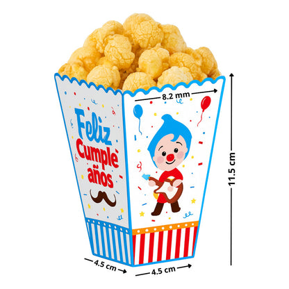 6 Cajas Cabritas Plim Plim Caja Para Cabritas Palomitas Plim