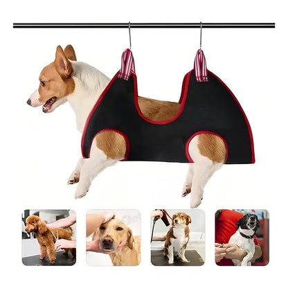 Hamaca Camas Gato Aseo Para Mascotas Peluquería Cama Perro M Color Negro/rojo Diseño Talla M