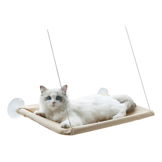 Hamaca Para Gatos Cama De Gato Cama Colgante Ventana - Wuf Color Beige Diseño Liso