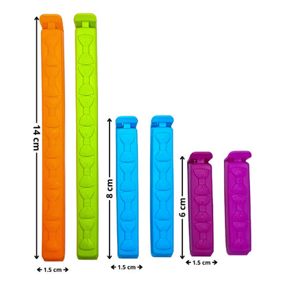 12 Pinzas Sellado Bolsa Clips Bolsas Sellado Facil Alimentos