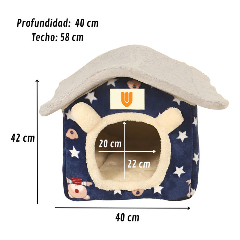 Cama Para Mascotas Casa Cama Para Perro Gato Mascota Talla L