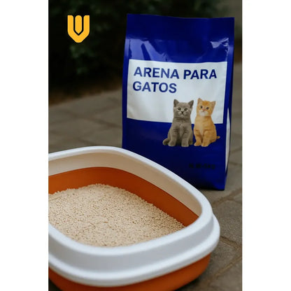 Arena Gatos 5kg Manzana Fresca Limpieza Fácil Hogar Malo Olo Manzana Arena Sanitaria Aglutinante Olor Manzana G
