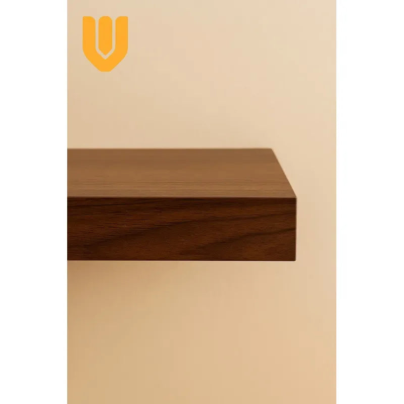 3 Repisa Flotante Dormitorio Baño Estantes Pared Mdf 40x15cm Marrón