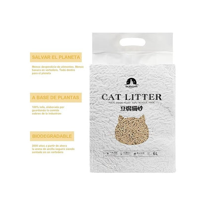 X4 Arena De Tofu Arena De Gato Sanitaria Arena Gato 2 Kg