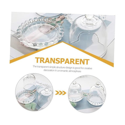 Mantequillero De Vidrio  Pocillo Mantequillero Con Tapa Transparente