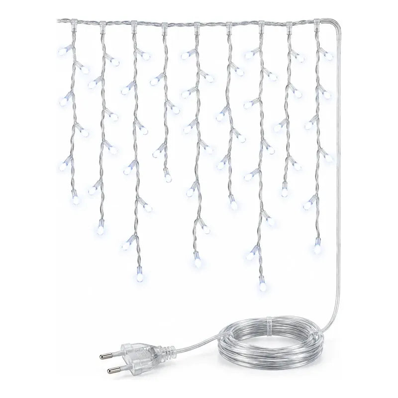 Luces Decoración Árbol Navidad Luz Led Navideña Blanco Blanco Guirnalda Led Navidad Luz Calida 5 Metros Ocho Funciones Cable... Blanco Guirnalda Led Navidad Luz Calida 5 Metros Ocho Funciones Cable...
