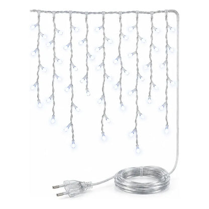 Luces Decoración Árbol Navidad Luz Led Navideña Blanco Blanco Guirnalda Led Navidad Luz Calida 5 Metros Ocho Funciones Cable... Blanco Guirnalda Led Navidad Luz Calida 5 Metros Ocho Funciones Cable...