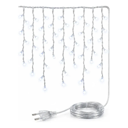 Luces Decoración Árbol Navidad Luz Led Navideña Blanco Blanco Guirnalda Led Navidad Luz Calida 5 Metros Ocho Funciones Cable... Blanco Guirnalda Led Navidad Luz Calida 5 Metros Ocho Funciones Cable...