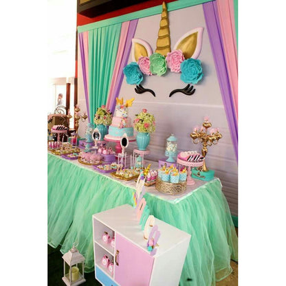 Mantel De Cumpleaños Unicornio Mantel Unicornio Mantel