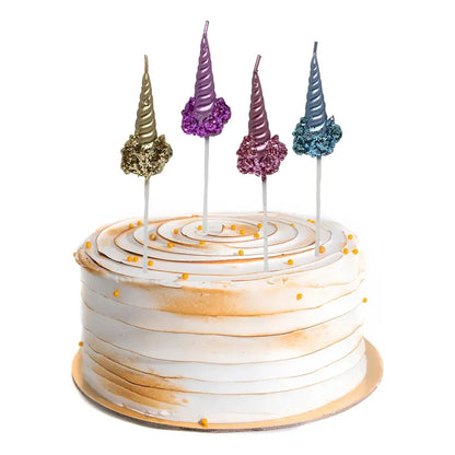 Vela De Cumpleaños Unicornio Vela Cumpleaños Niña Velas 545