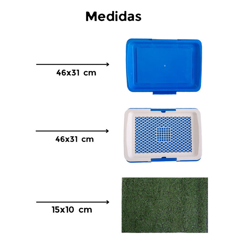 Baño Ecológico Para Perros Gatos Sanitario Ecológico Perros Azul Celeste