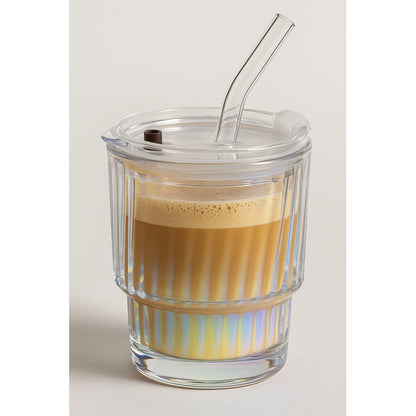 Vasos Con Bombilla Bombillas Reutilizables Tazas Transparent