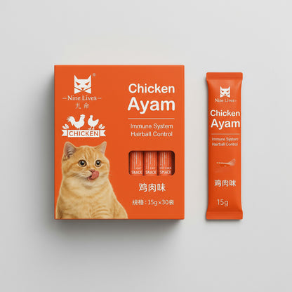 X30 Snack Para Gato Alimento Humedo Gato Comida Para Gatito