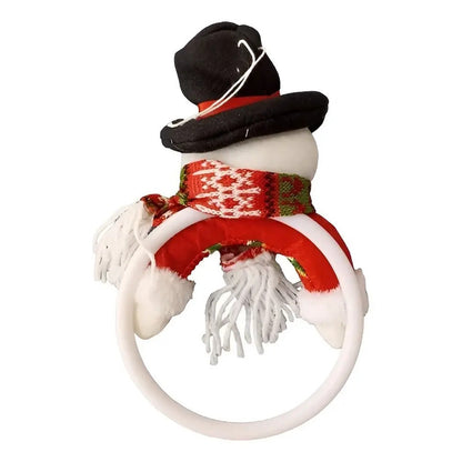 Adorno Navidad Decoracion Navideña Muñeco De Nieve Navidad Blanco - Rojo Muñeco De Nieve 257
