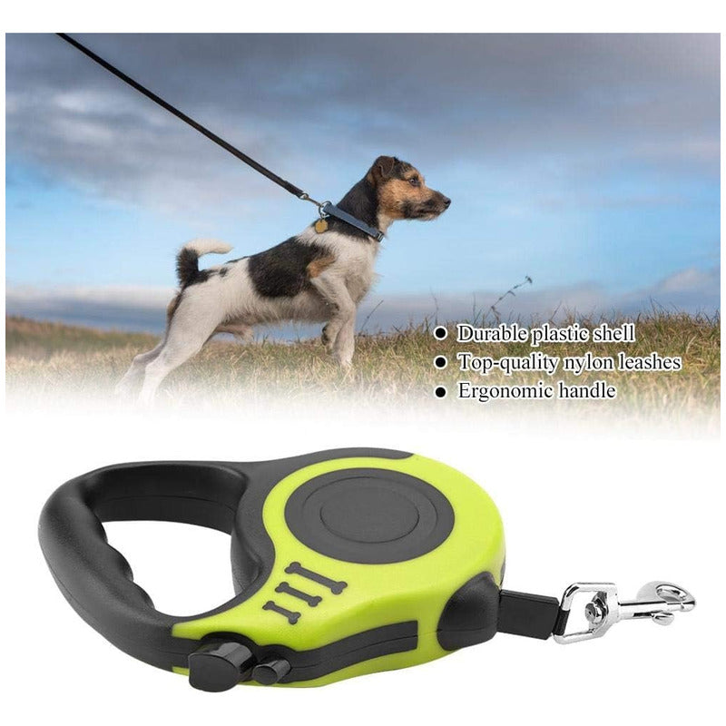 Correa Retractil Perro Extensible Libertad Paseo Seguro 3 Mt