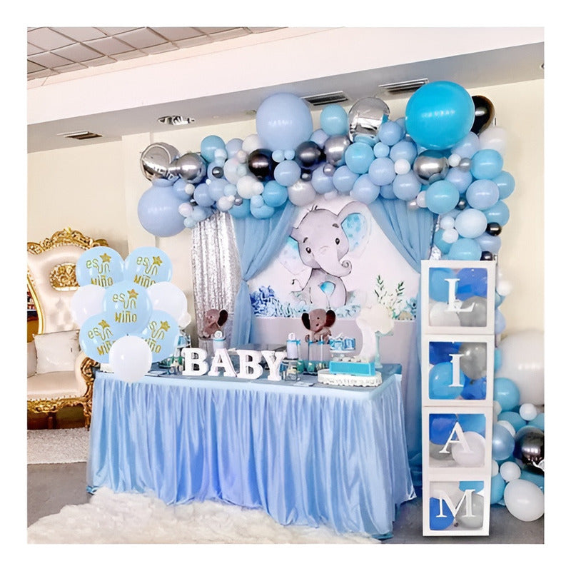 X8 Globos Baby Shower Decoracion Baby Shower Revelacion