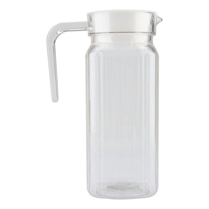 Jarra De Vidrio Agua Jarra De Jugo Jarra Con Tapa Vintage