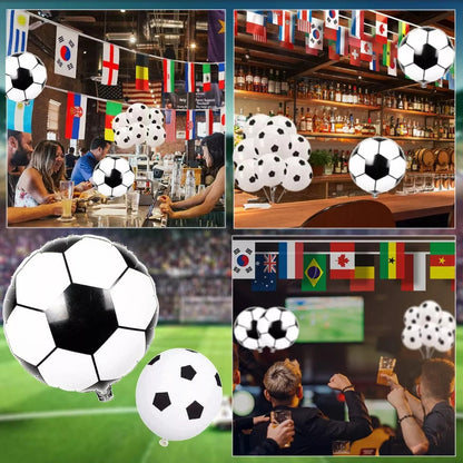 75 Globos Futbol Pelota Futbol Decoracion Fiesta Globos 214 Blanco