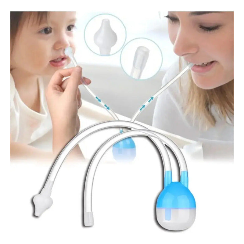 Pack X2 Aspirador Nasal Bebe Aspirador Nasal Con Deposito